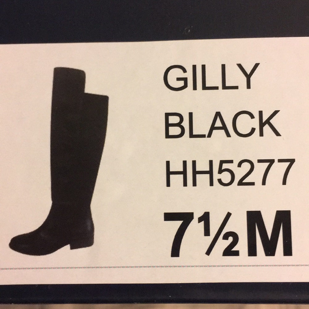 Brand new over the knee black boots